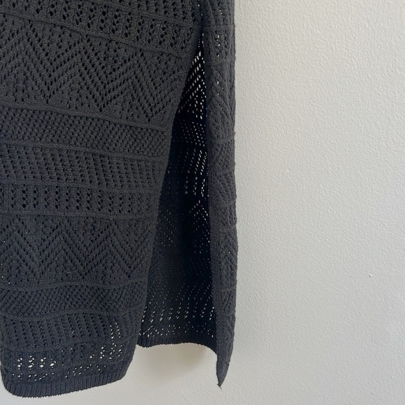 Rag & Bone Renee Crochet Knit Midi Dress Black NWOT - Picture 9 of 16